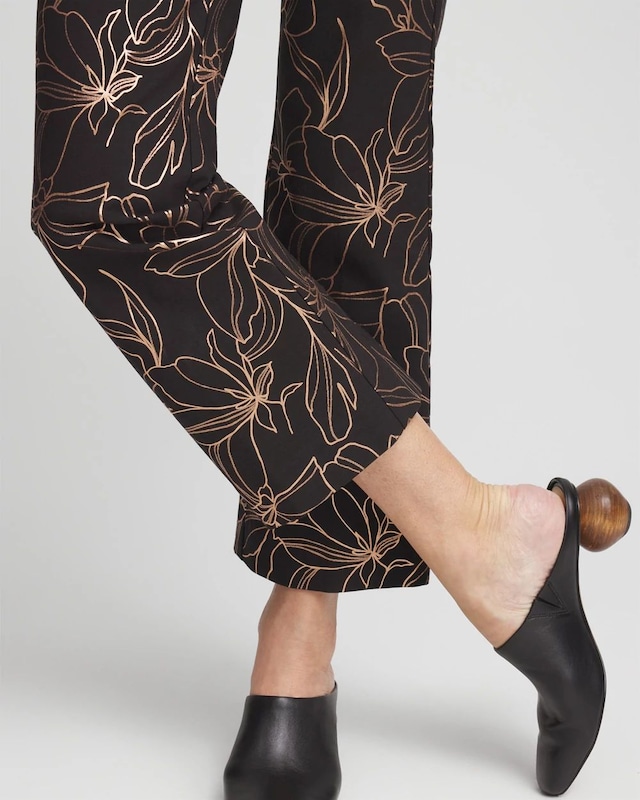 Juliet Fall Print Kick Flare Pants - image 4
